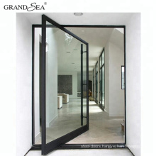 Modern office main entrance heavy duty aluminum pivot door design